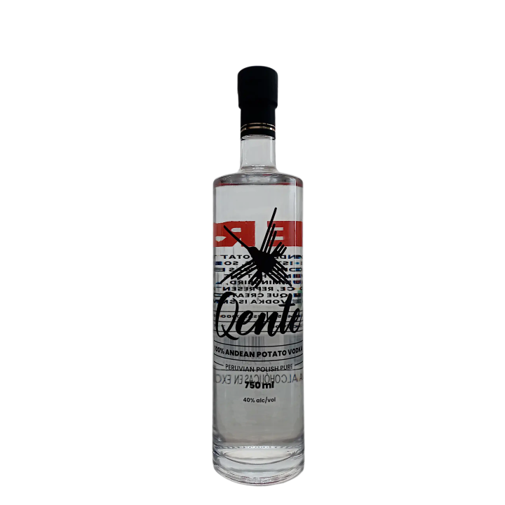 Vodka Qente artesanal caja 6x750ml